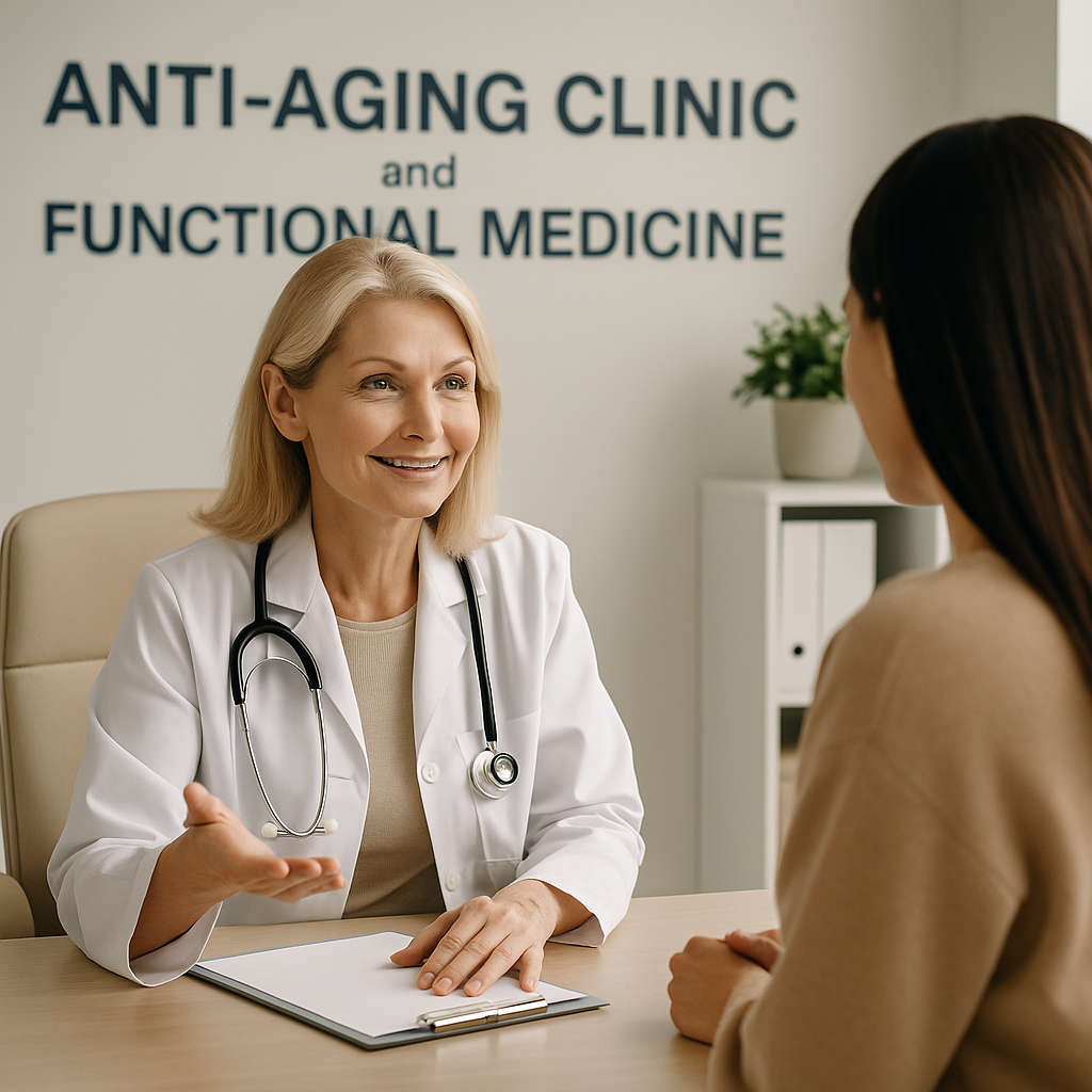 Anti-aging center offering treatments and services to slow down aging and improve skin health